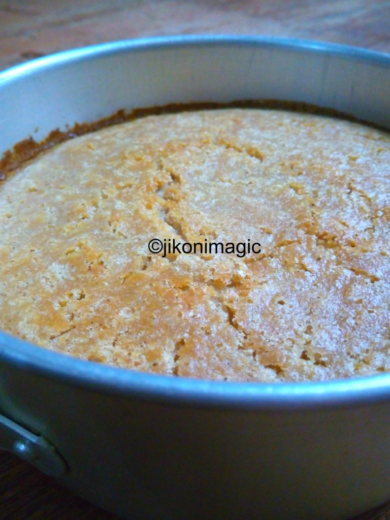 Mkate wa Sinia / Mkate wa Kumimina / Rice and Coconut Cake
