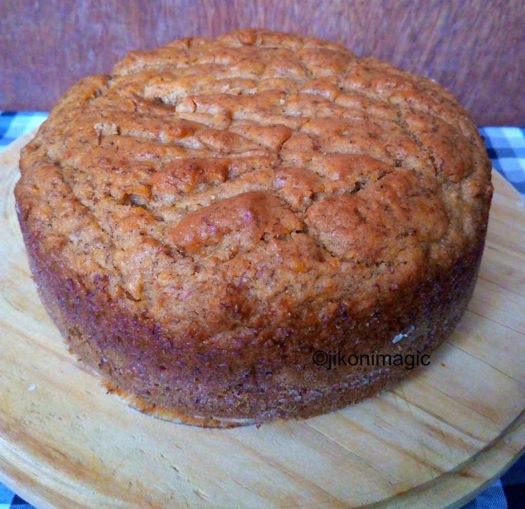 Eggless Moist Banana Cake in Pressure Cooker | Sufuria | Baking Without Oven